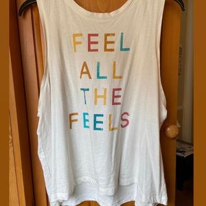 Feel all the Feels crop tank